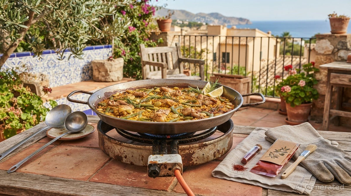 Authentic Spanish Paella Equipment for Home and Events