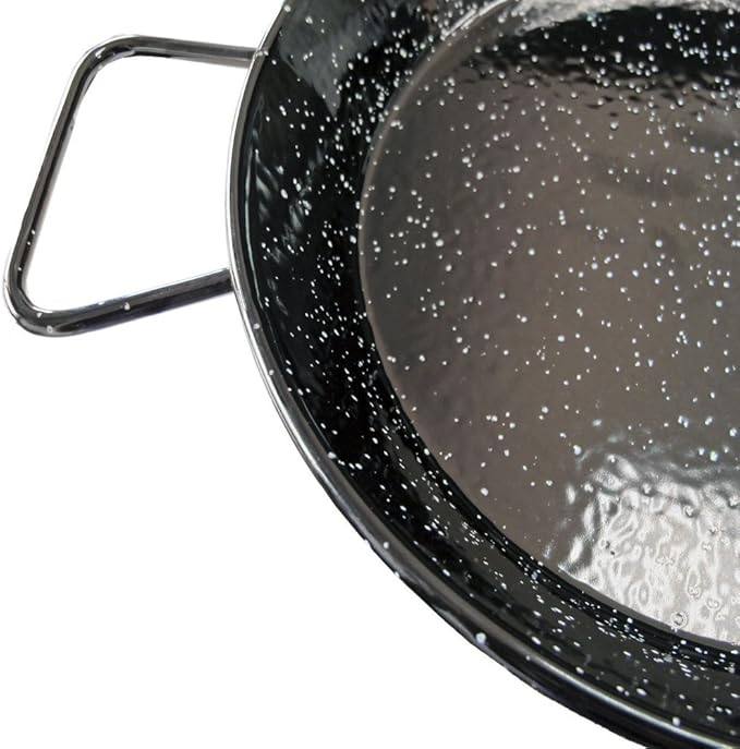 Enameled Steel Paella Pan 34cm